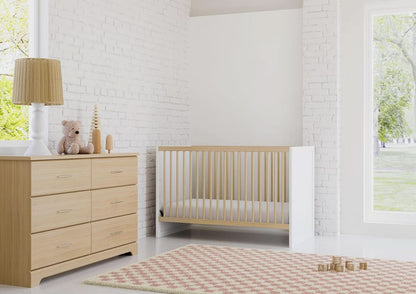 Brookside 6 Drawer Dresser Driftwood Nursery Furniture